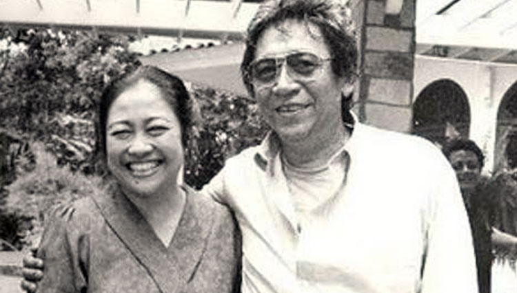 Alm Taufiq Kiemas bersama istri Megawati Soekarnoputri - (FOTO: istimewa)