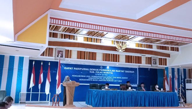 DPRD Pulau Morotai Umumkan Akhir Masa Jabatan Dan Usul Pemberhentian ...