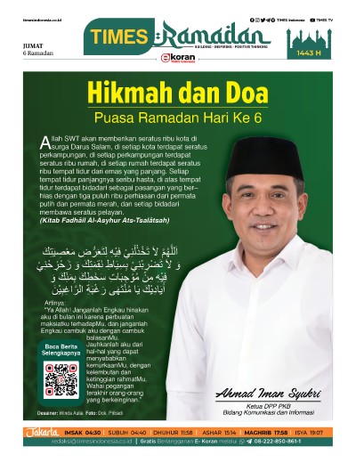 Edisi Jumat, 8 April 2022: E-Koran, Bacaan Positif Masyarakat 5.0