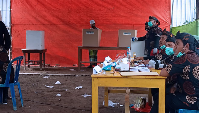 Pelaksanaan pilkades beberapa bulan lalu. (Foto: Dokumen/TIMES Indonesia)