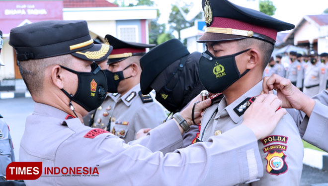 Prosesi Sertijab (Foto: Harianto/Times Indonesia)