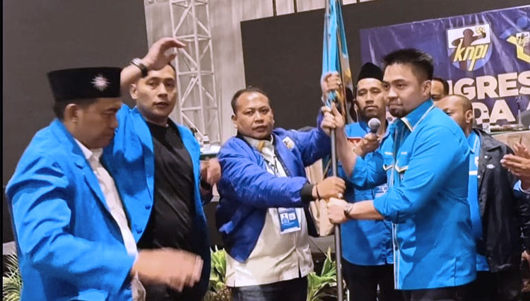 Muhammad Ryano Satrya Panjaitan saat terpilih sebagai Ketua Umum DPP KNPI periode 2022-2025 - (FOTO: Tim Ryano For TIMES Indonesia)