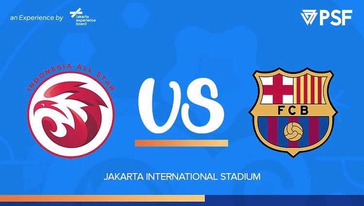 Infografis Pertandingan Indonesia All Star U-20 vs Barcelona U-18. (FOTO: Instagram IYC Indonesia)