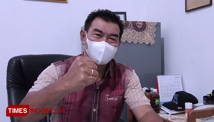 Ketua KUD Mino Saroyo Cilacap, Untung Jayanto. (FOTO: Estanto Prima Yuniarto/TIMES Indonesia)