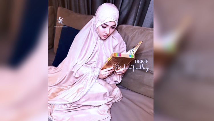 Princess Luxury Marble Mukena Mewah Syahrini Berlapis Emas, Berapa Harganya?