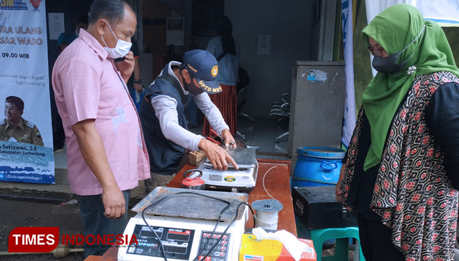 UPTD Metrologi Tera Ulang Timbangan di Pasar Tanjungsari Sumedang