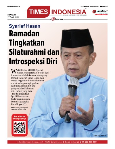 Edisi Minggu, 17 April 2022: E-Koran, Bacaan Positif Masyarakat 5.0