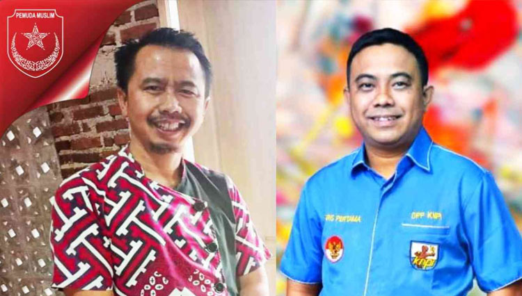 Ketum PB Pemuda Muslim Indonesia, Ervan Taufik dan Ketua DPP KNPI Haris Pertama. (Foto: Pemuda Muslim for TIMES Indonesia)