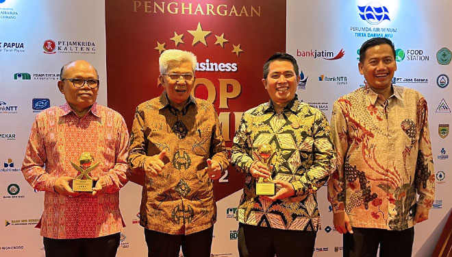 Tiga BUMD Sumsel Raih Top BUMD Award 2022