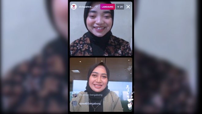 Hari Kartini, Duta Pancasila Live Talk Bersama Kades Termuda di Kabupaten Malang