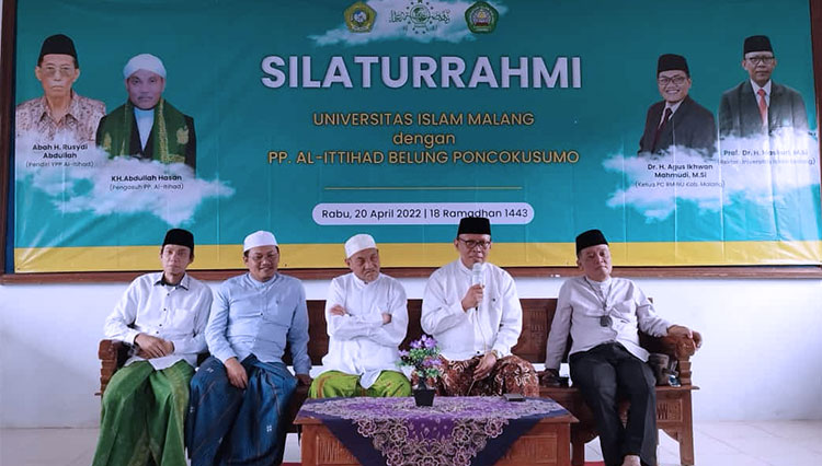 Safari Ramadan, Rektor UNISMA Sowan Ponpes Al-Ittihad Poncokusumo Malang