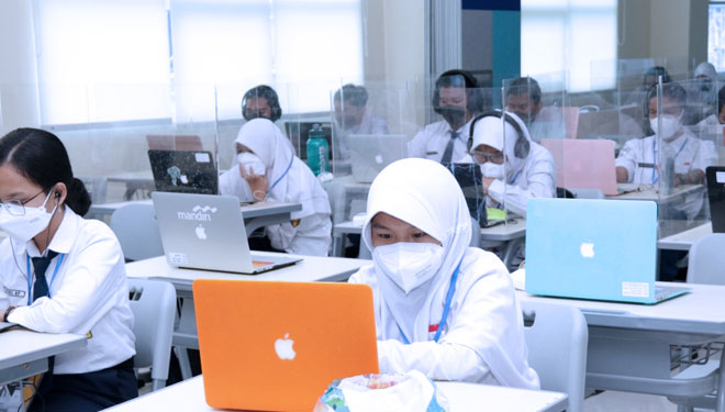 Seleksi PPDB SMA Pradita Dirgantara. (Foto: Humas SMA Pradita Dirgantara)
