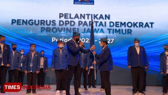 Lantik Emil Dardak Jadi Ketua Demokrat Jatim, AHY Tegaskan Kader Harus Solid