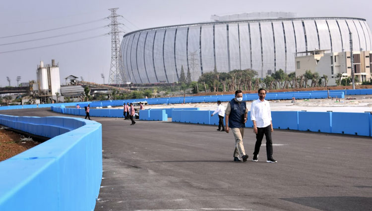 Sirkuit Formula E Jakarta Tuntas, Tinggal Paddock dan Pagar