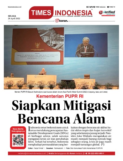 Edisi Selasa, 26 April 2022: E-Koran, Bacaan Positif Masyarakat 5.0