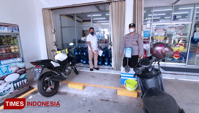Motor Karyawati Indomaret Kota Banjar Dicuri, Pelaku Terekam CCTV