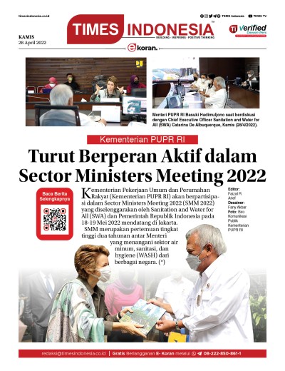 Edisi Kamis, 28 April 2022: E-Koran, Bacaan Positif Masyarakat 5.0