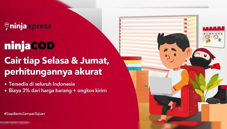 Melalui layanan COD, Ninja Xpress Siap Bantu UMKM Jangkau konsumen Lebih Luas di Indonesia