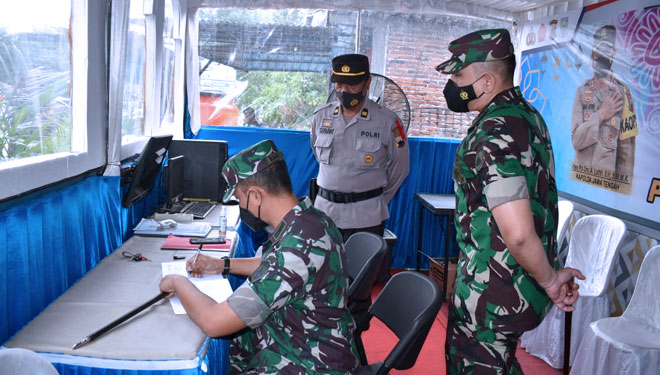 Danrem Wijayakusuma Pantau Arus Balik di Pos Pam Terpadu Purbalingga-Banjarnegara