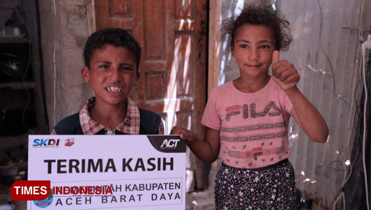 Peduli Warga Palestina, Pemkab Abdya Aceh Salurkan Ratusan Paket Pangan