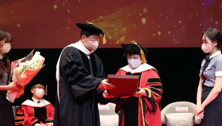 Megawati Terima Gelar Profesor Tertinggi dari Seoul Institute of The Arts