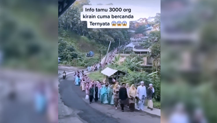 Viral 3.000 Orang Jadi Pengantar Pengantin di Majalengka, Ini Faktanya
