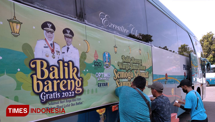 Pemprov Jatim Berangkatkan Empat Bus Balik Gratis Tujuan Pamekasan-Jakarta