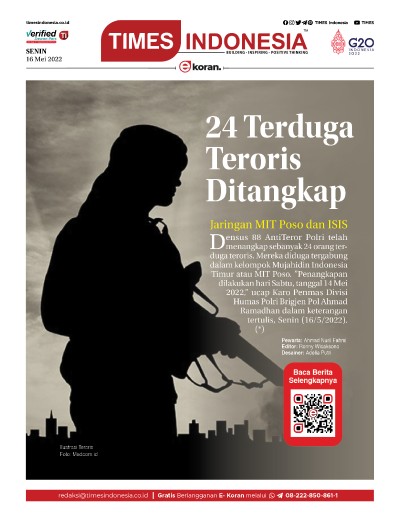 Edisi Senin,16 Mei 2022: E-Koran, Bacaan Positif Masyarakat 5.0