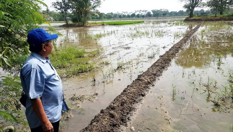 Agus Aris Munandar saat berkunjung ke Candi Sambimaya.(Foto: Diskominfo Kabupaten Indramayu)