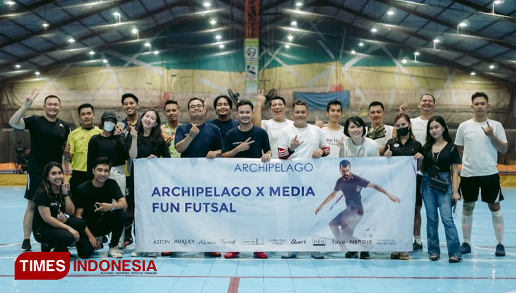 Archipelago Media Fun Futsal bersama rekan-rekan media. (foto: Archipelago/TIMES Indonesia)
