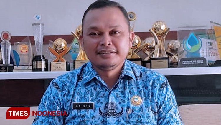 Direktur PDAM Bantul atau Perumdam Tirto Projotamansari, Arinto Hendro Budiantoro. (FOTO: Fajar Rianto/TIMES Indonesia)