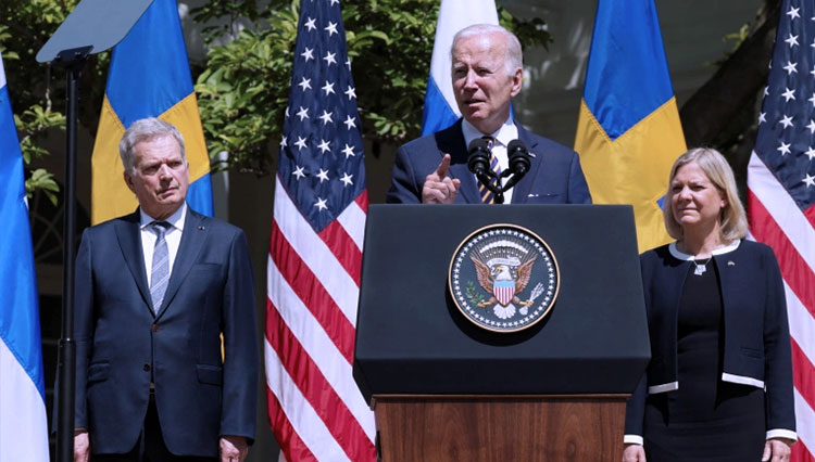 Amerika Serikat Dukung Penuh Masuknya Finlandia dan Swedia ke NATO