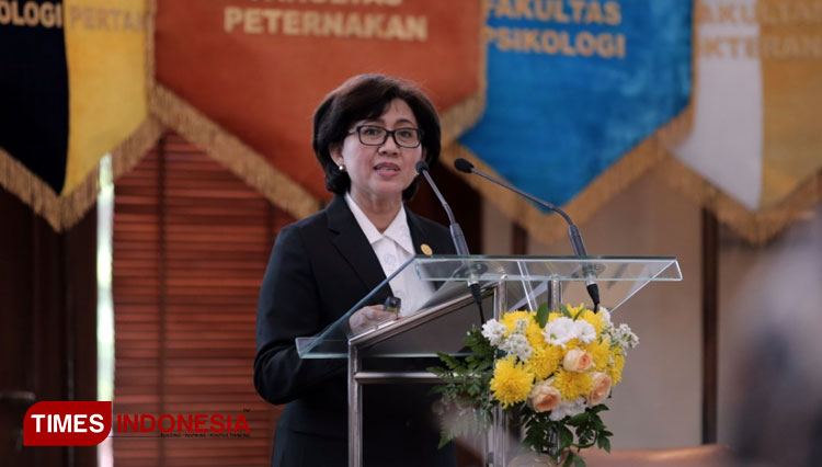 Rektor UGM masa bakti 2022-2027, Prof. Ova Emilia. (FOTO: Humas UGM for TIMES Indonesia)