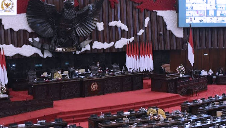 Suasana sidang paripurna DPR RI. (FOTO: dok DPR RI)
