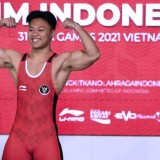 Sumbang Emas, Rahmat Erwin Perkuat Posisi Indonesia di SEA Games 2021