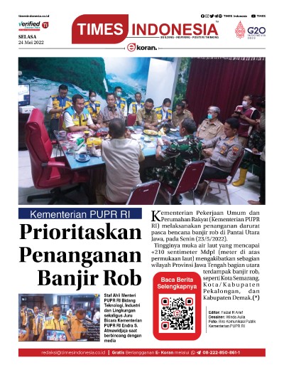 Edisi Selasa, 24 Mei 2022: E-Koran, Bacaan Positif Masyarakat 5.0