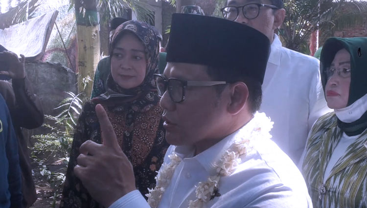 Ketua Umum DPP PKB Muhaimin Iskandar menyebut bahwa PKB merupakan partai tengah, yang mampu menyatukan nasionalisme dan islam. (FOTO: Rapel/TIMES Indonesia)