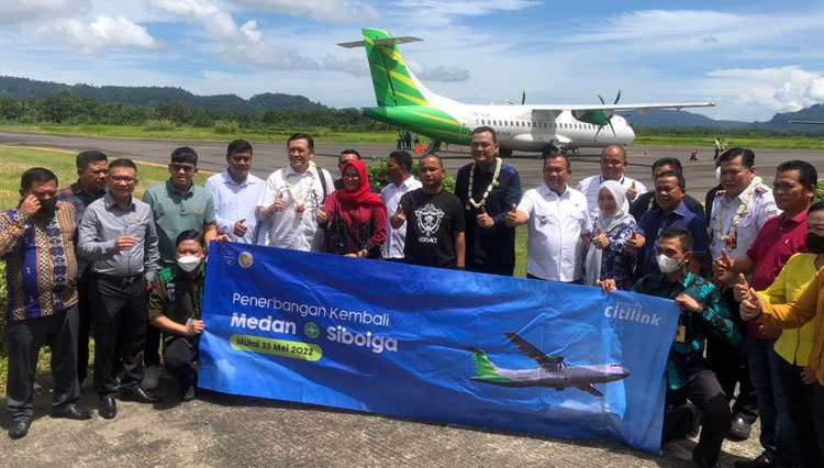 Martin Manurung Fasilitasi Dibukanya Penerbangan Citilink ke Nias dan Tapanuli Tengah