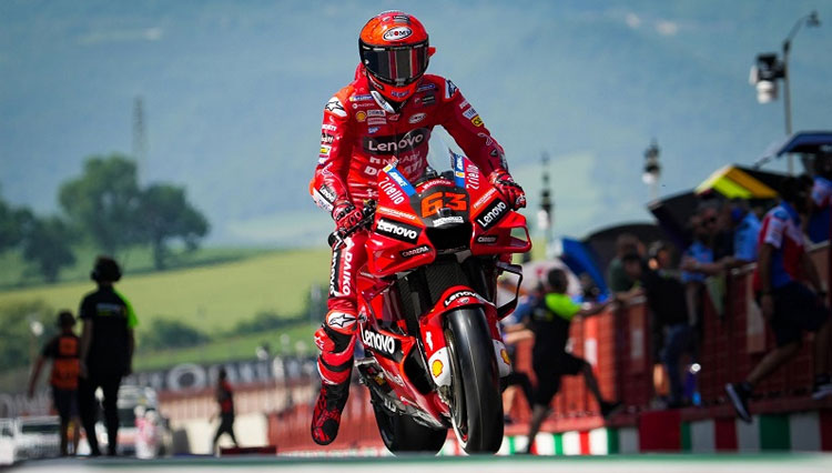 Pembalap Ducati Francesco Bagnaia. (Foto: MotoGP)