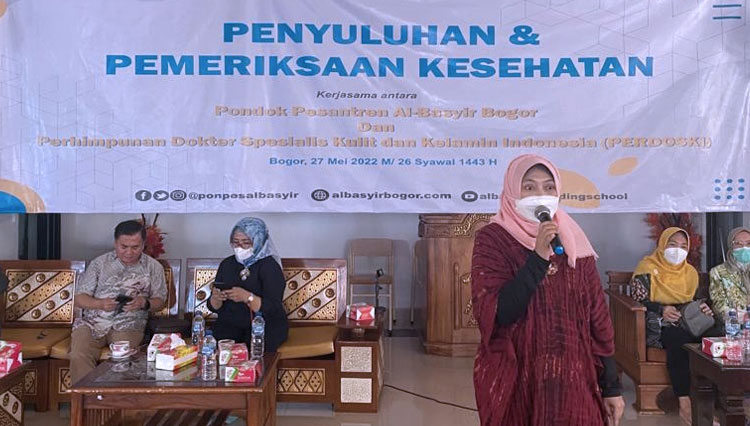 Bersama PERDOSKI, PP Al-Basyir Bogor gelar penyuluhan dan pemeriksaan kesehatan. (Foto: Dok. PP Al-Basyir for TIMES Indonesia)