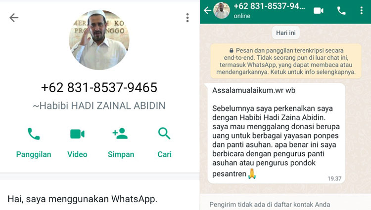 Penipuan Pesan WhatsApp Catut Wali Kota Probolinggo Kembali Terjadi