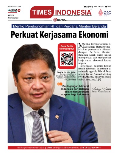 Edisi Senin, 30 Mei 2022: E-Koran, Bacaan Positif Masyarakat 5.0
