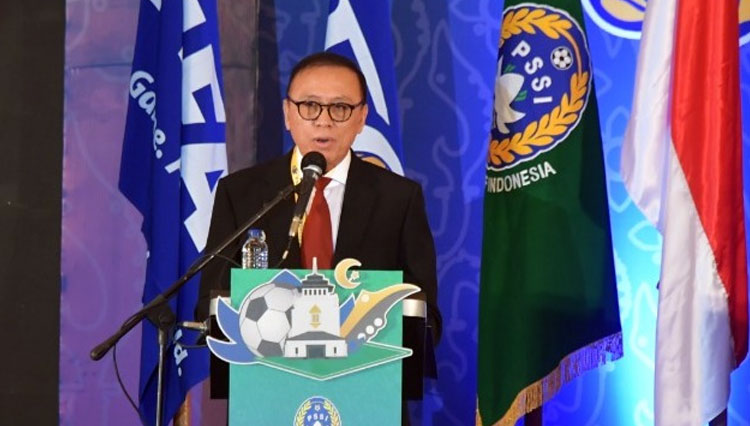 Ketum PSSI Sampaikan Terima Kasih Atas Dukungan Menpora Pada Sepakbola Indonesia