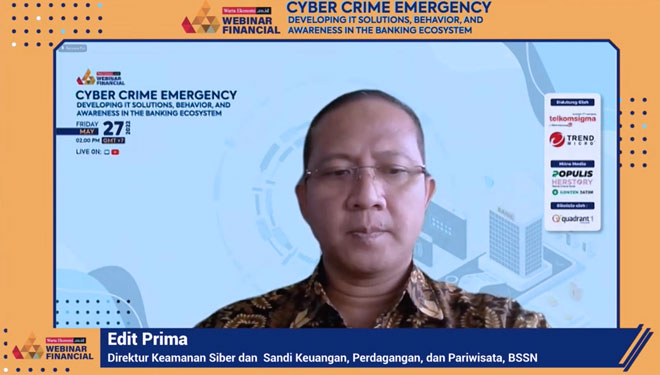 Direktur Keamanan Siber dan Sandi Keuangan, Perdagangan, dan Pariwisata BSSN Edit Prima. (FOTO: dok TIMES Indonesia)