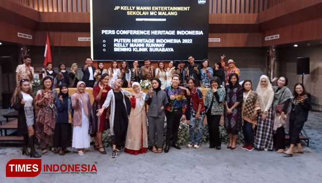 Suasana konferensi pers kegiatan Puteri Heritage 2022 di Rayz Hotel UMM Malang, Selasa (31/5/2022). (Foto: Rizky Kurniawan Pratama/TIMES Indonesia)