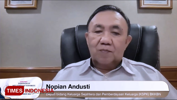 Nopian Andusti, Deputi Bidang Keluarga Sejahtera dan Pemberdayaan Keluarga (KSPK) BKKBN. (FOTO: Dok TIMES Indonesia)