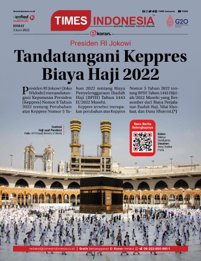 Edisi Jumat, 3 Juni 2022: E-Koran, Bacaan Positif Masyarakat 5.0
