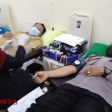 Sambut Hari Bhayangkara, Polres Bondowoso Gelar Donor Darah
