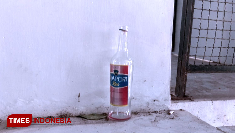 Botol Miras Juga Ditemukan di Terminal Pariwisata Terpadu Banyuwangi