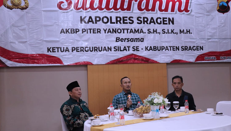 18 Perguruan Silat di Sragen Sepakat Dukung Kamtibmas